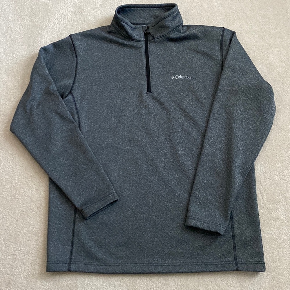 Columbia Mens’ 3/4 zip sweatshirt
